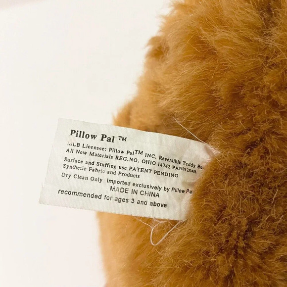 Vintage MLB Toronto Blue  Jays Pillow Pal Plush Bear Reversible Baseball - Picture 11 of 16